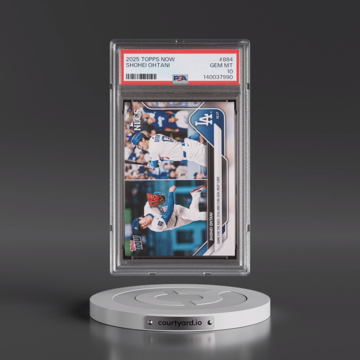 2025 Topps Now #884 Shohei Ohtani (PSA 10 GEM MINT)