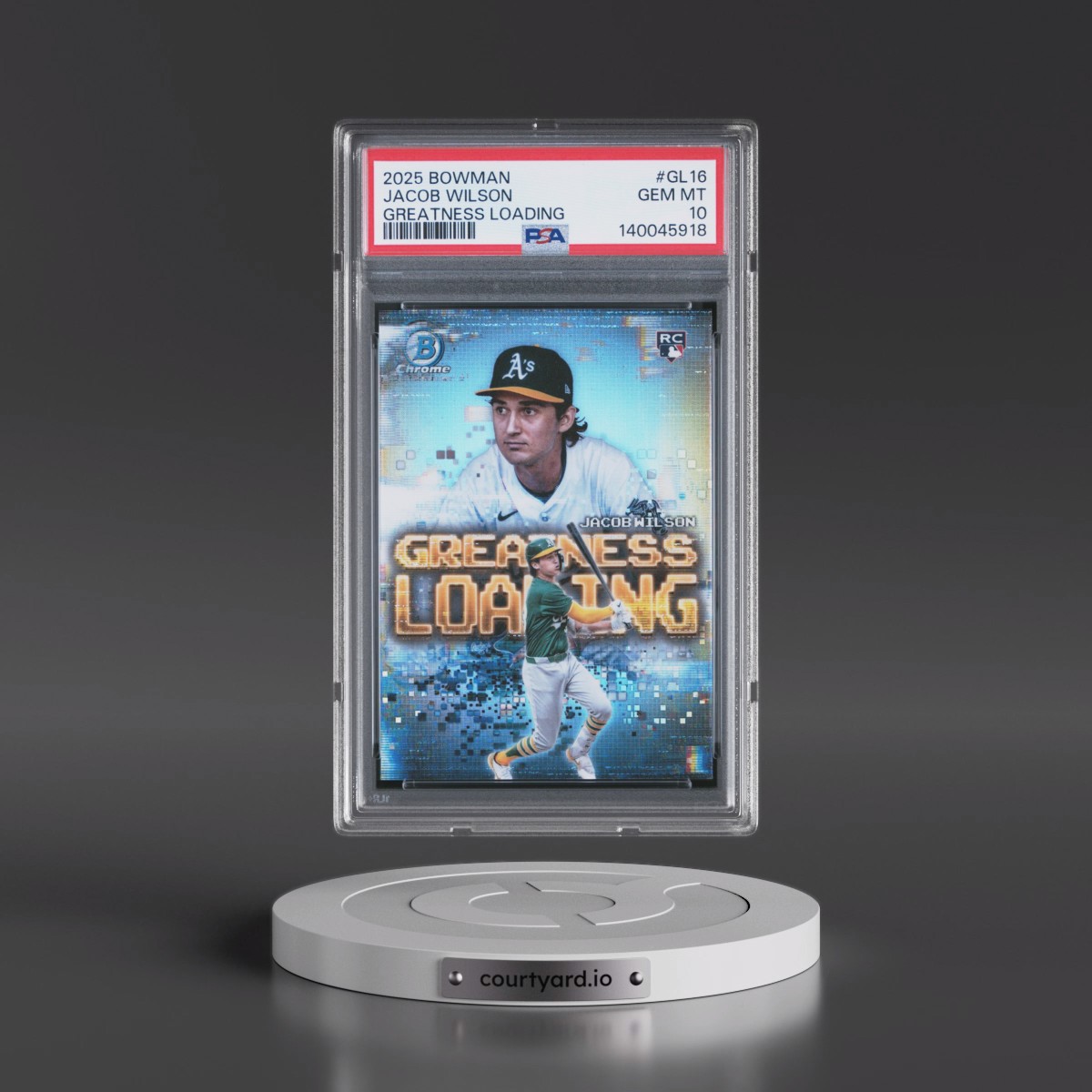 2025 Bowman Greatness Loading #GL16 Jacob Wilson (PSA 10 GEM MINT)