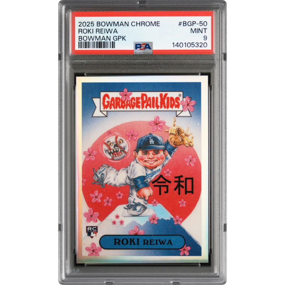 2025 Bowman Chrome Bowman Gpk #BGP-50 Roki Sasaki Roki Reiwa (PSA 9 MINT)