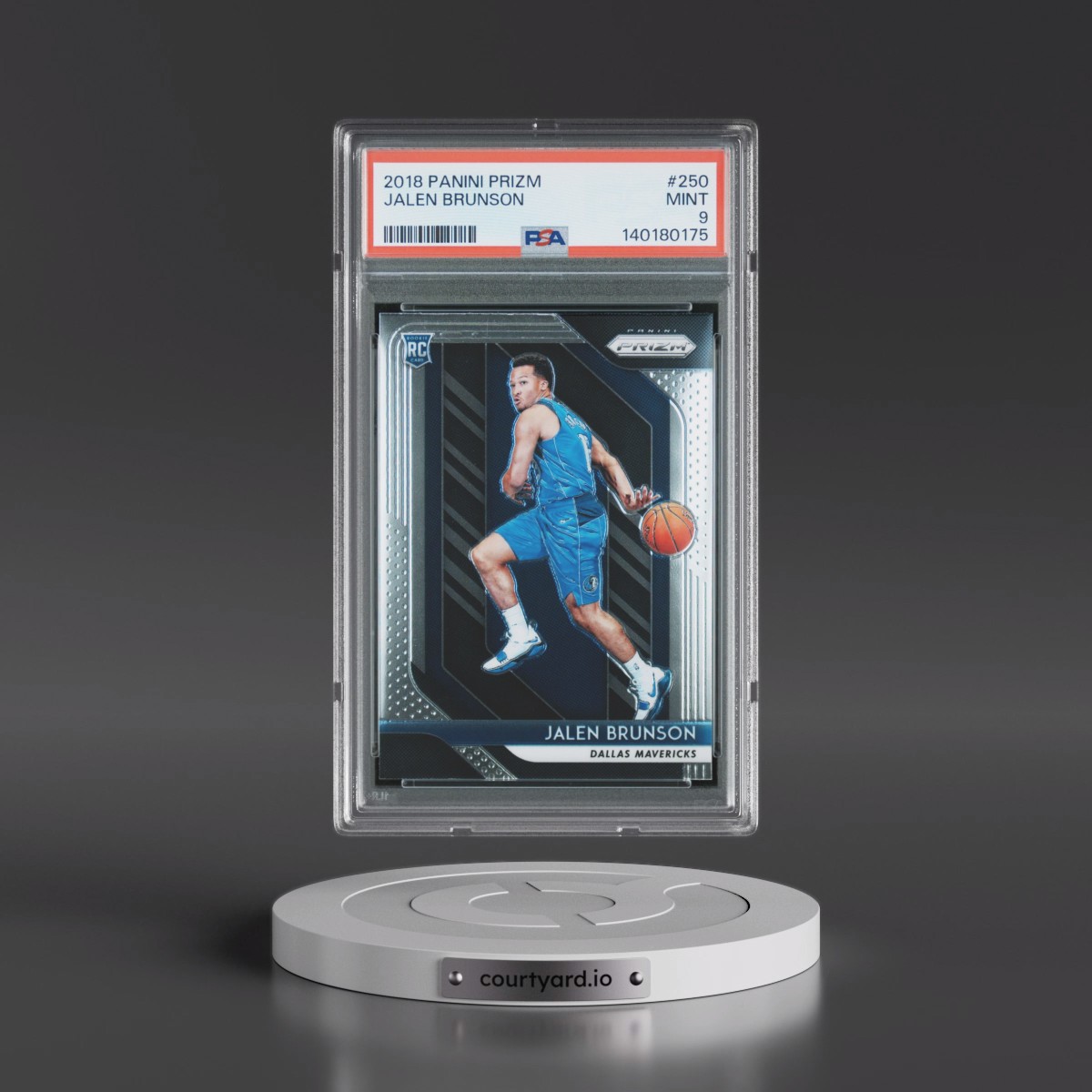 2018 Panini Prizm #250 Jalen Brunson (PSA 9 MINT)