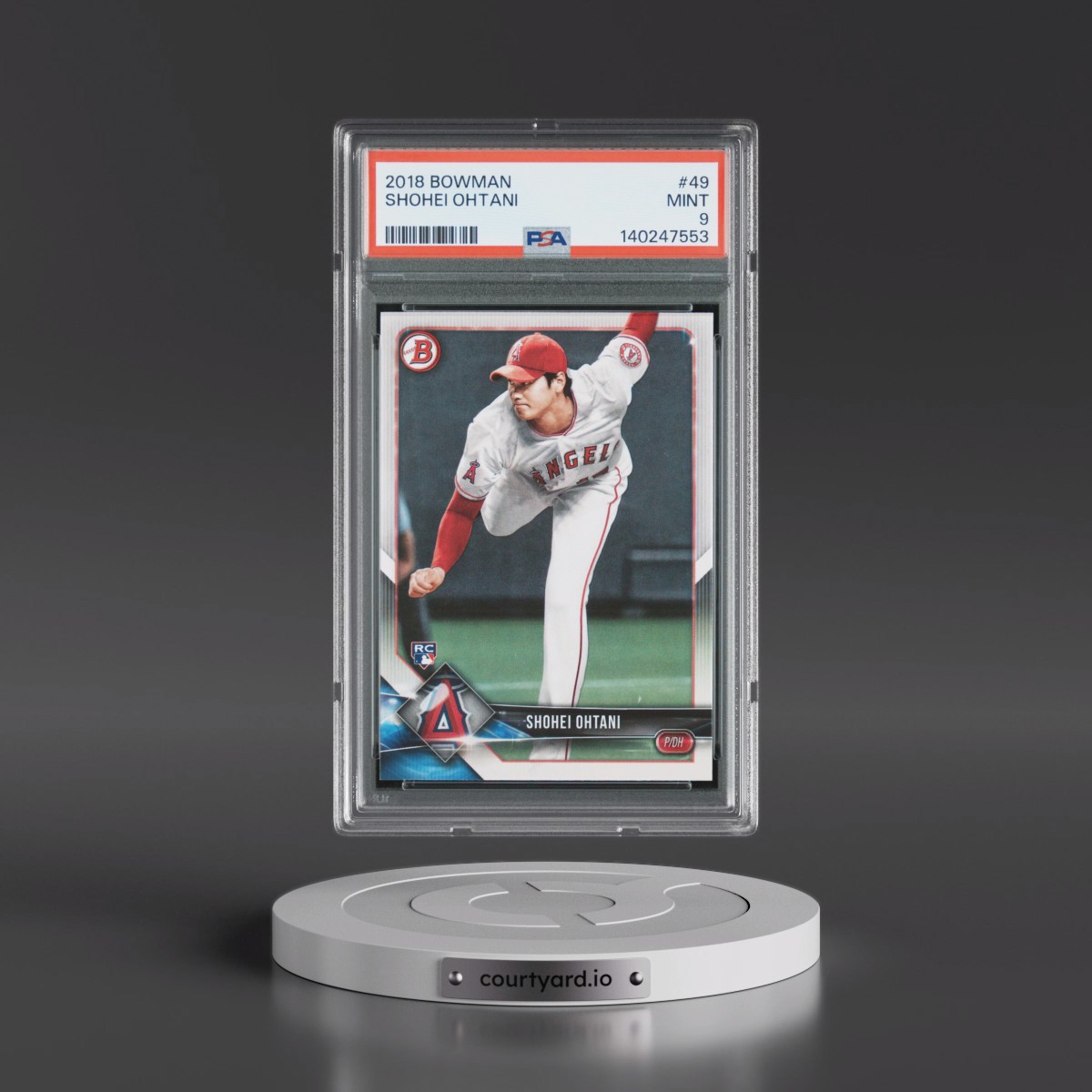 2018 Bowman #49 Shohei Ohtani (PSA 9 MINT)