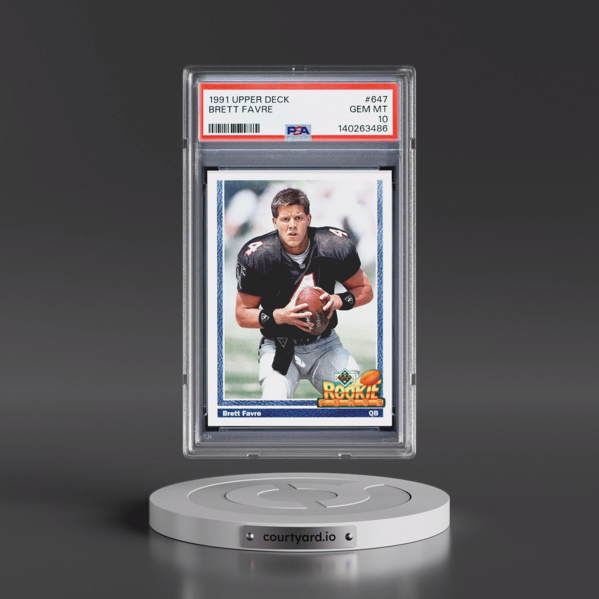 1991 Upper Deck #647 Brett Favre (PSA 10 GEM MINT)