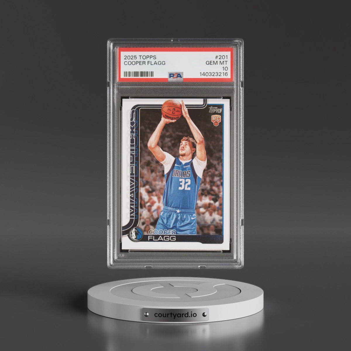 2025 Topps #201 Cooper Flagg (PSA 10 GEM MINT)