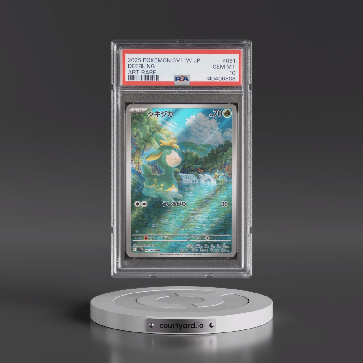2025 Pokémon Sv11w-White Flare #091 Deerling - Art Rare (PSA 10 GEM MINT)