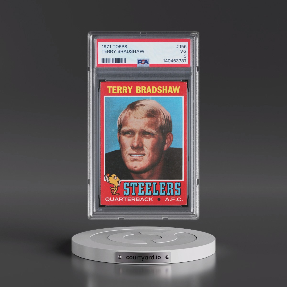1971 Topps Terry Bradshaw #156 PSA 3