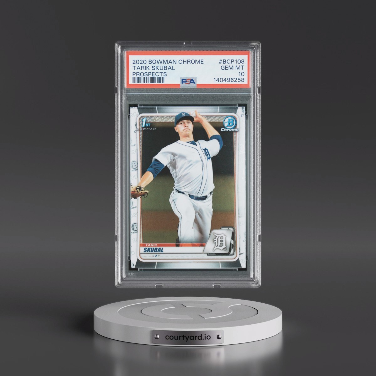 2020 Bowman Chrome Prospects #BCP108 Tarik Skubal (PSA 10 GEM MINT)