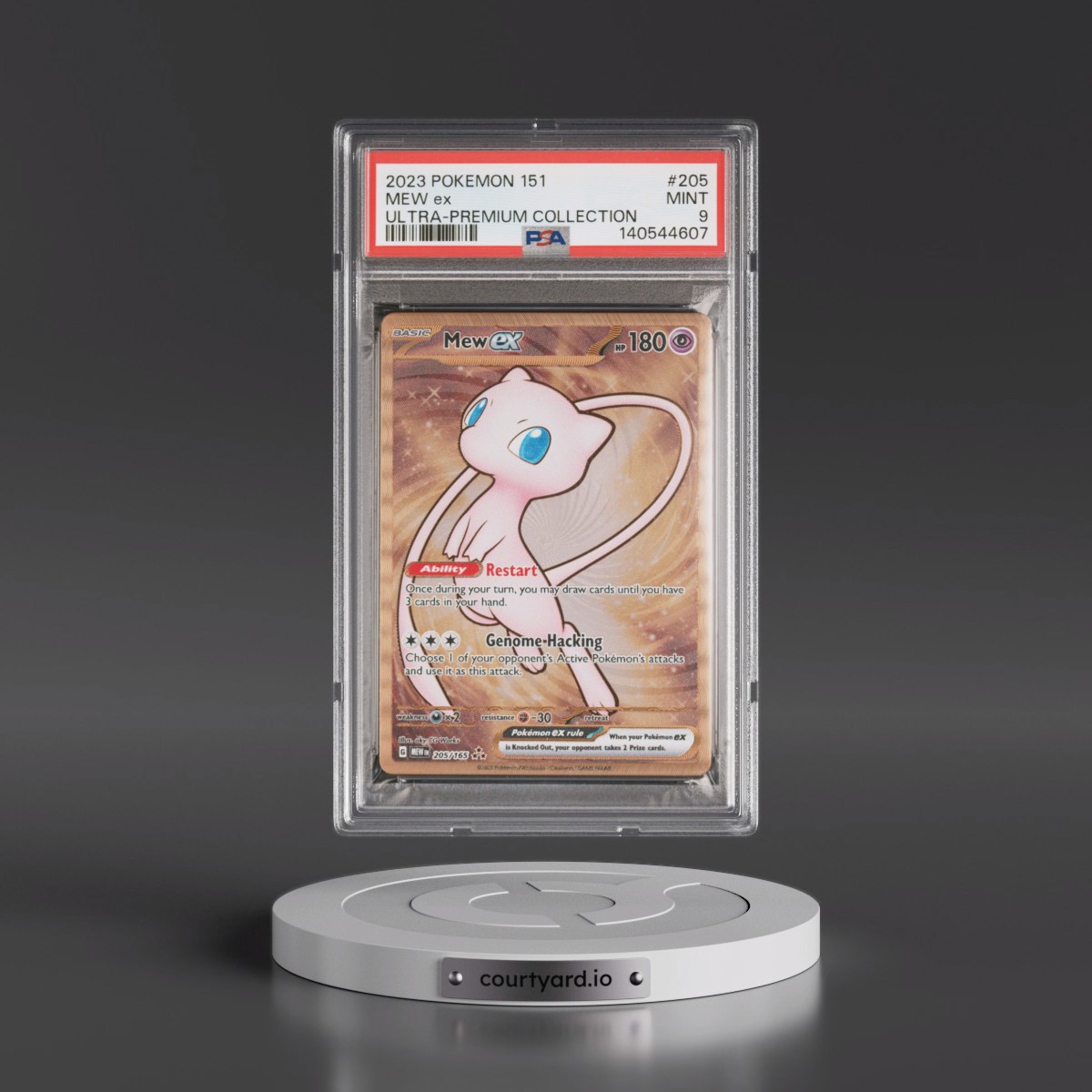 2023 Pokémon 151 Ultra-Premium Collection #205 Mew EX - Holo (PSA 9 MINT)