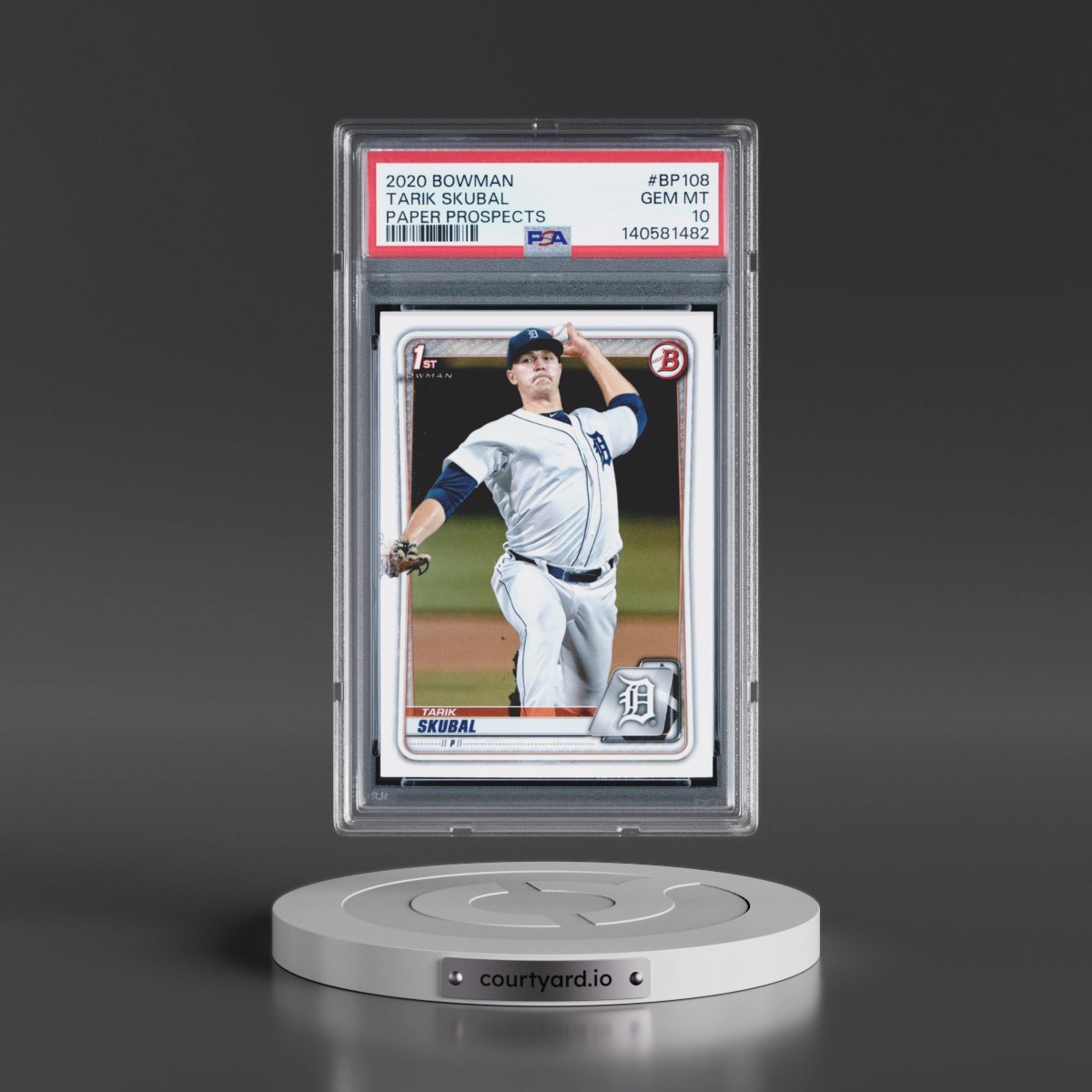 2020 Bowman Paper Prospects #BP108 Tarik Skubal (PSA 10 GEM MINT)