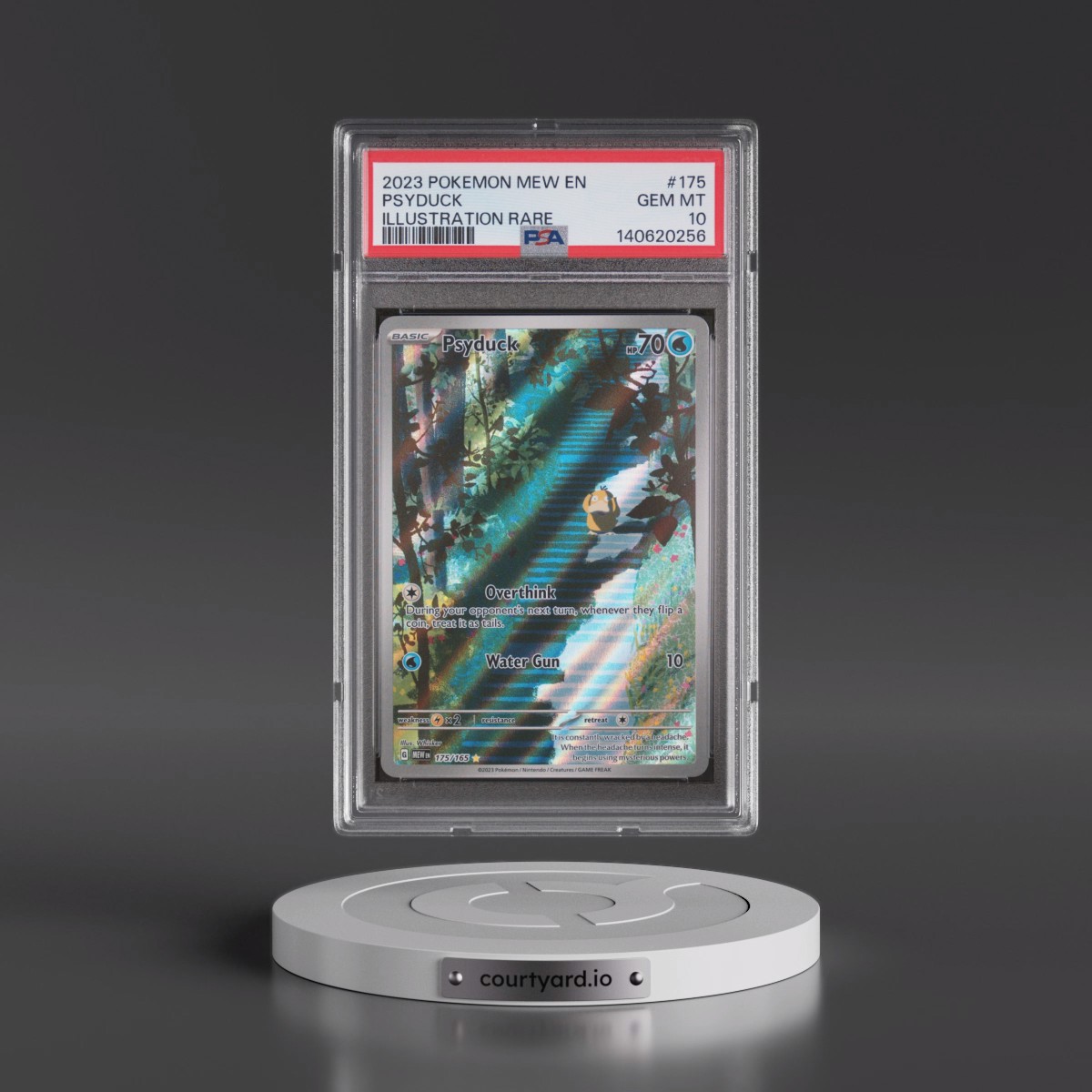 2023 Pokémon Mew EN-151 #175 Psyduck - Illustration Rare (PSA 10 GEM MINT)