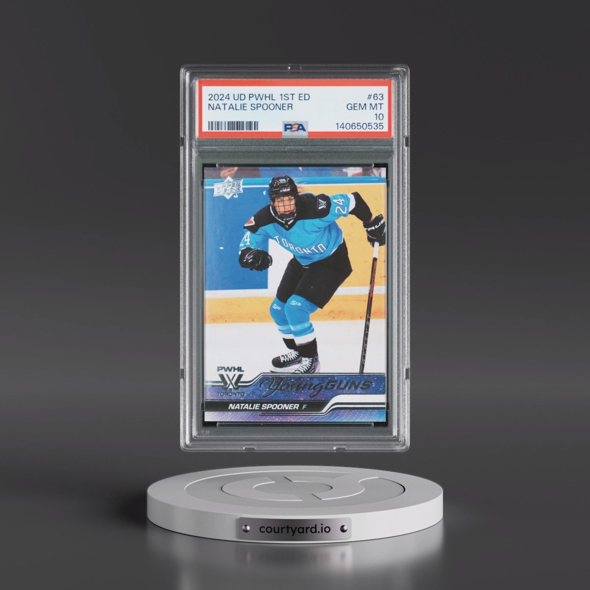 2024 Upper Deck Pwhl 1st Edition Natalie Spooner #63 PSA 10