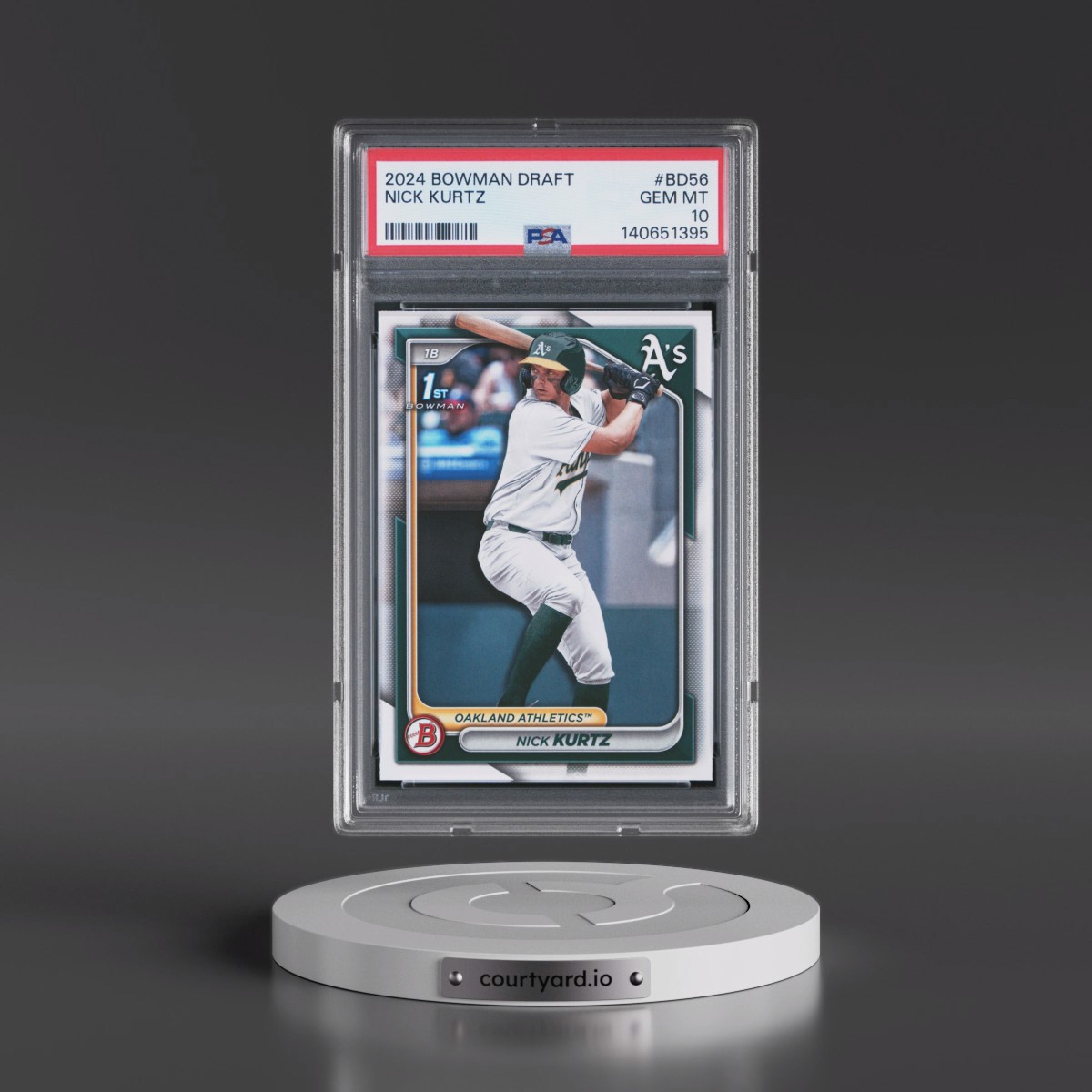2024 Bowman Draft #BD56 Nick Kurtz (PSA 10 GEM MINT)