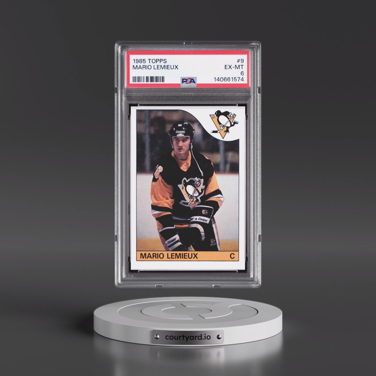 1985 Topps #9 Mario Lemieux (PSA 6 EX-MT)