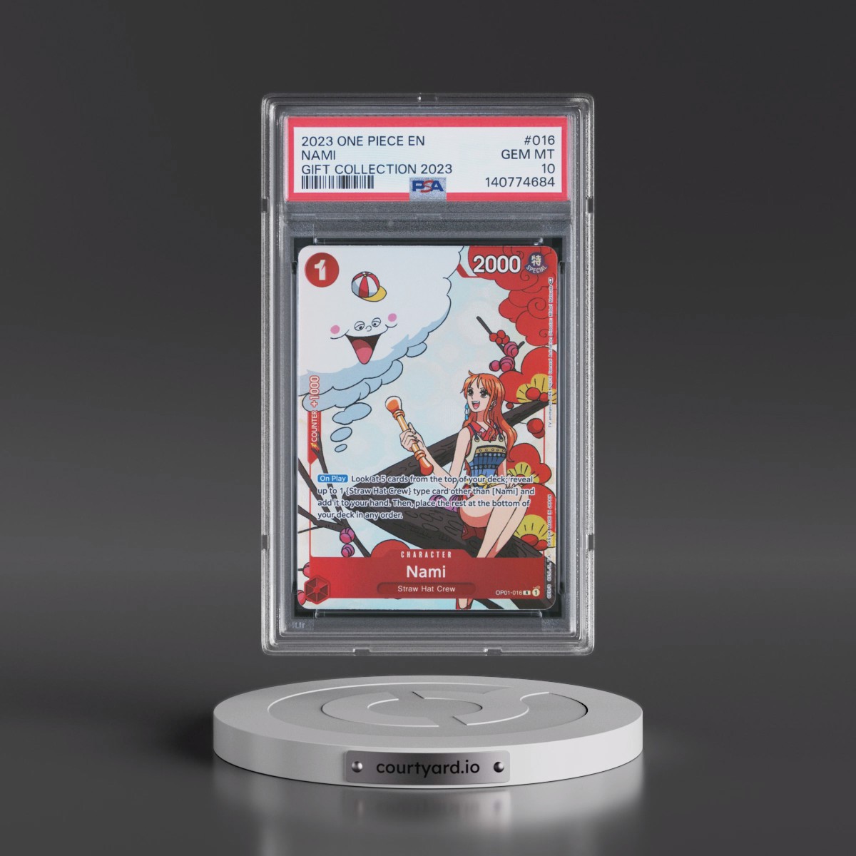 2023 One Piece Gift Collection 2023 #016 Nami (PSA 10 GEM MINT)