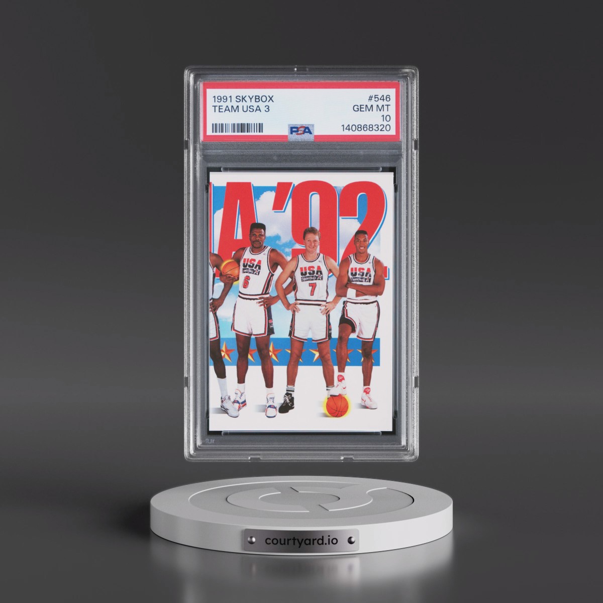 1991 Skybox #546 Team USA 3 (PSA 10 GEM MINT)