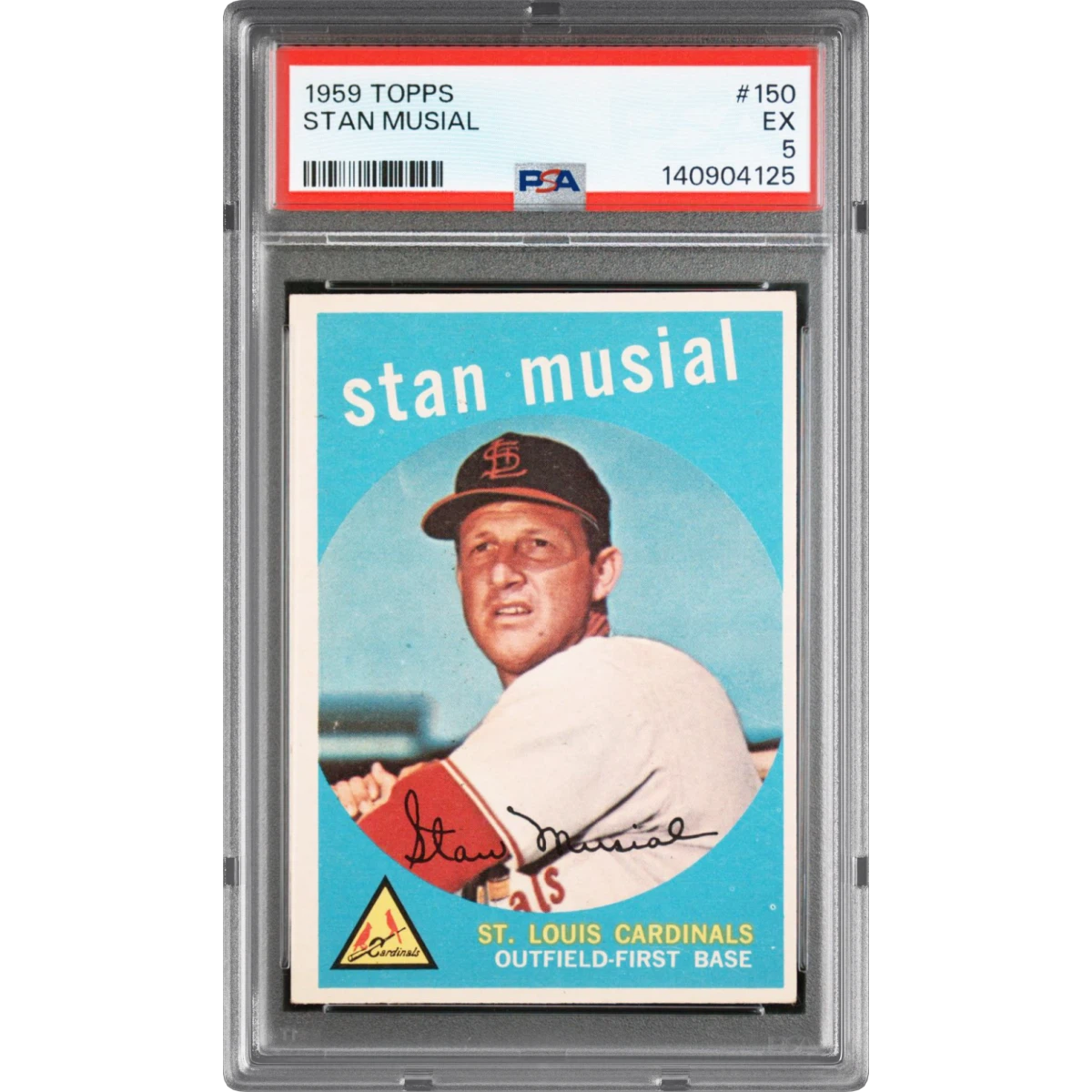 1959 Topps #150 Stan Musial (PSA 5 EX)