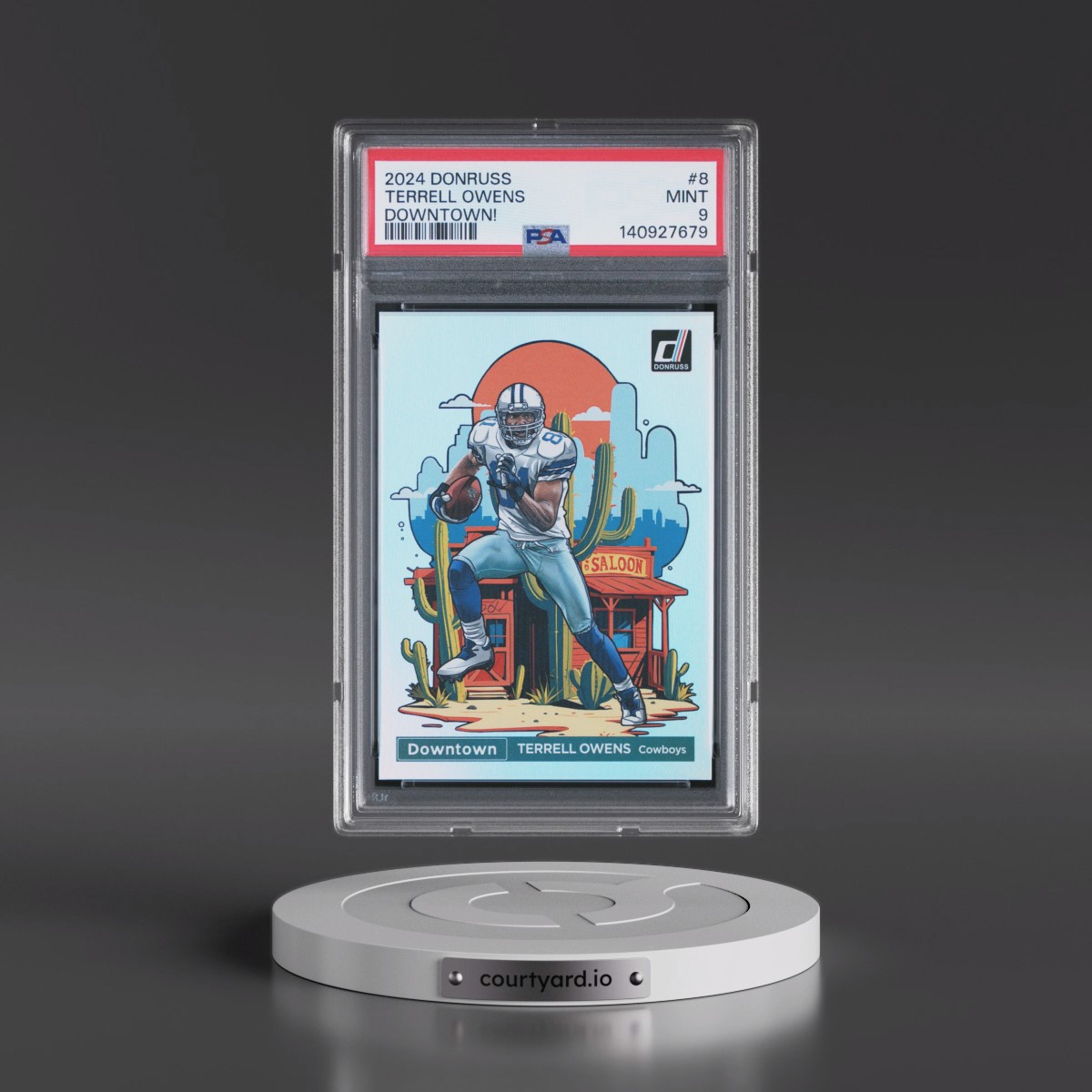2024 Panini Donruss Downtown! #8 Terrell Owens (PSA 9 MINT)