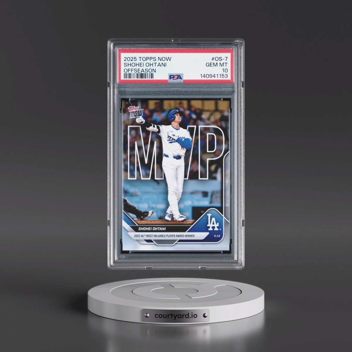2025 Topps Now Offseason #OS-7 Shohei Ohtani (PSA 10 GEM MINT)