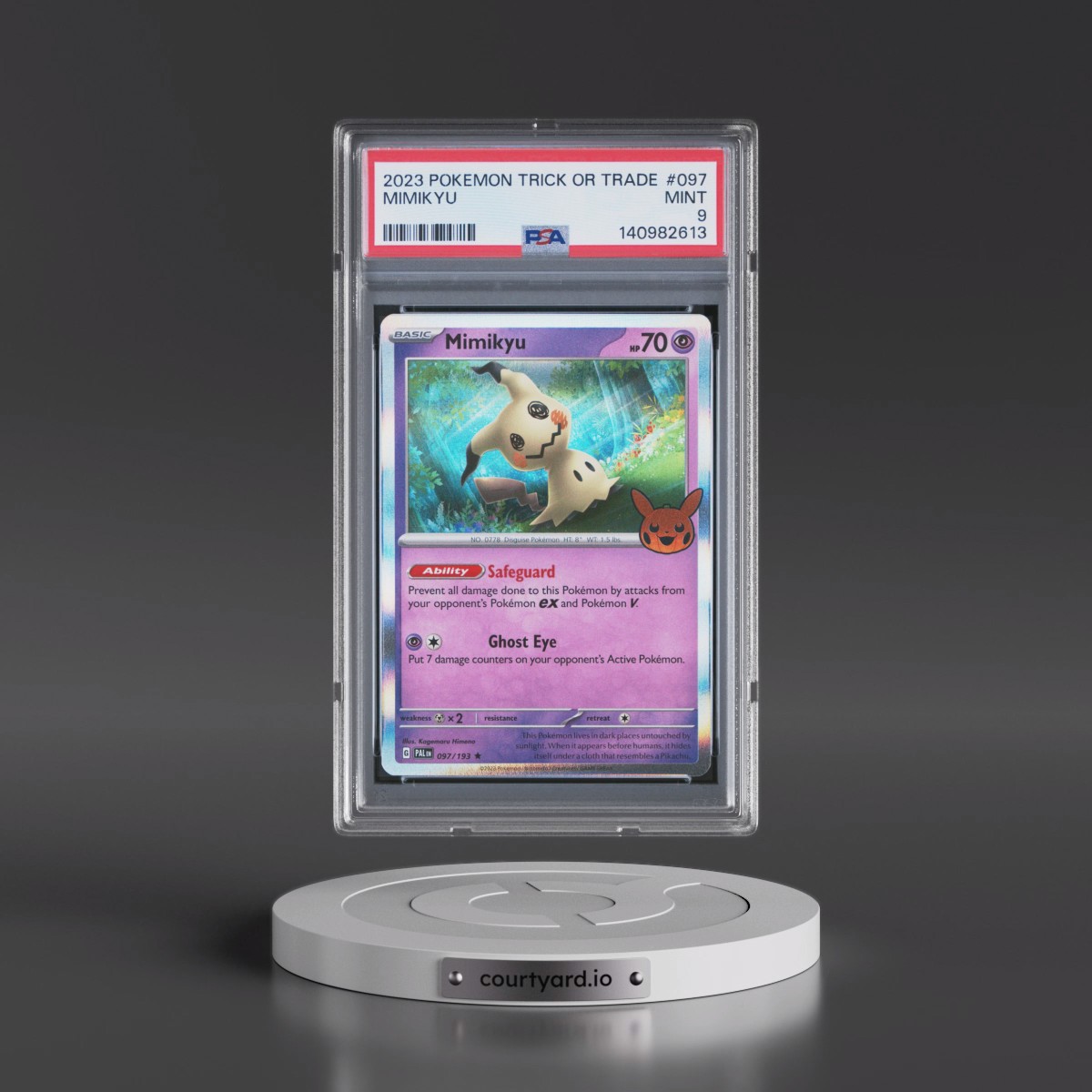 2023 Pokémon Trick or Trade #097 Mimikyu (PSA 9 MINT)
