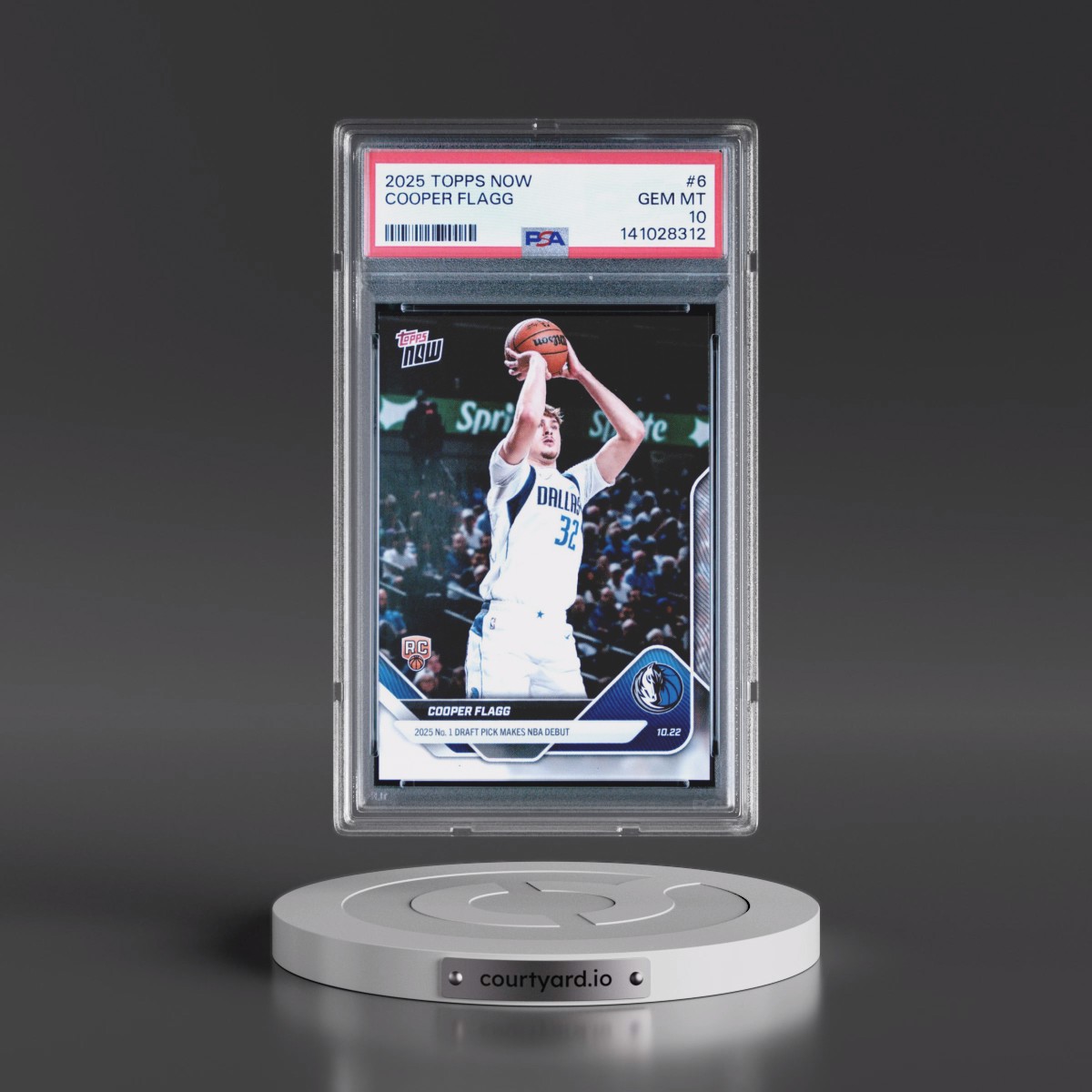 2025 Topps Now #6 Cooper Flagg (PSA 10 GEM MINT)