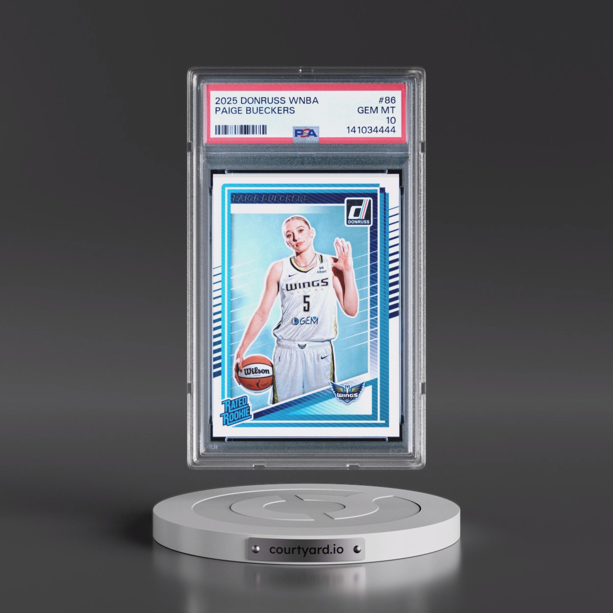 2025 Panini Donruss WNBA #86 Paige Bueckers (PSA 10 GEM MINT)
