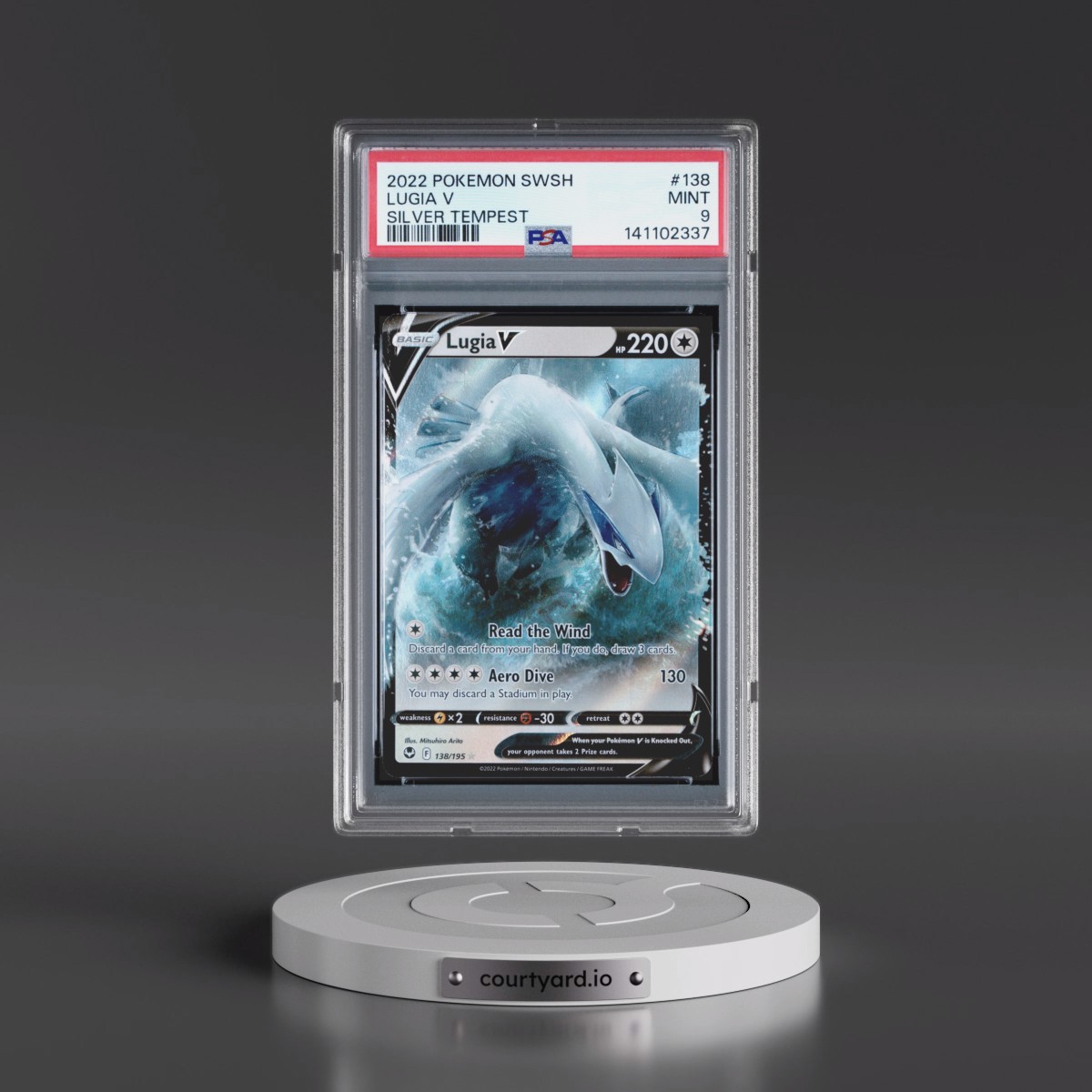 2022 Pokémon Sword & Shield Silver Tempest #138 Lugia V - Holo (PSA 9 MINT)