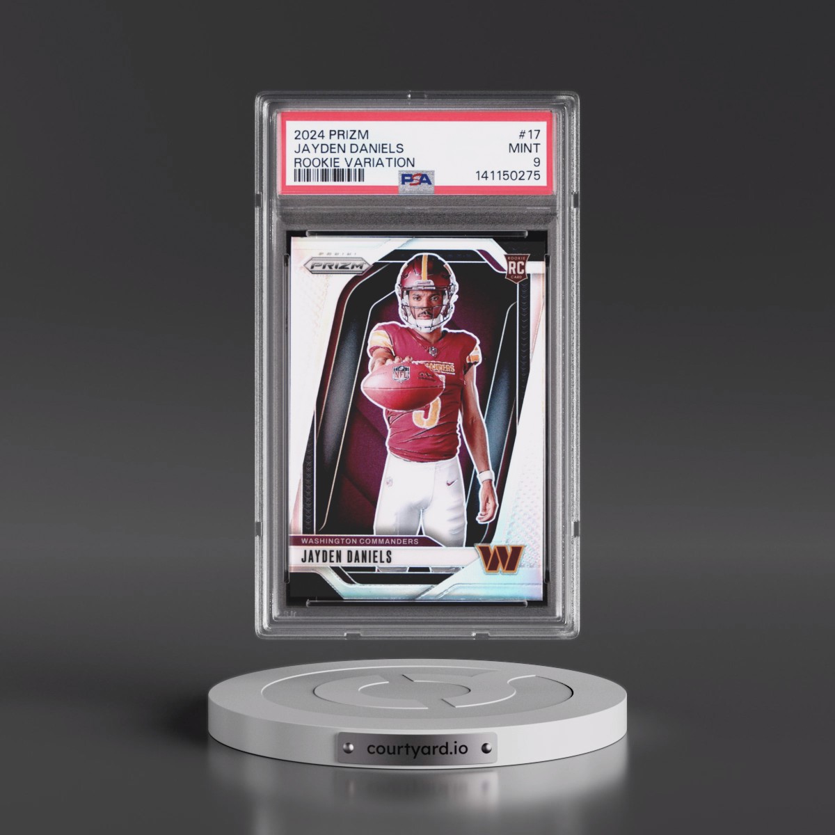 2024 Panini Prizm Rookie Variation #17 Jayden Daniels (PSA 9 MINT)