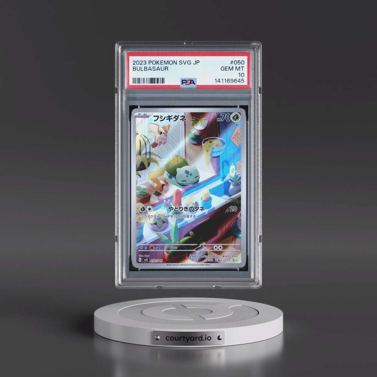 2023 Pokémon Svg-Venusaur & Charizard & Blastoise Special Deck Set EX #050 Bulbasaur (PSA 10 GEM MINT)