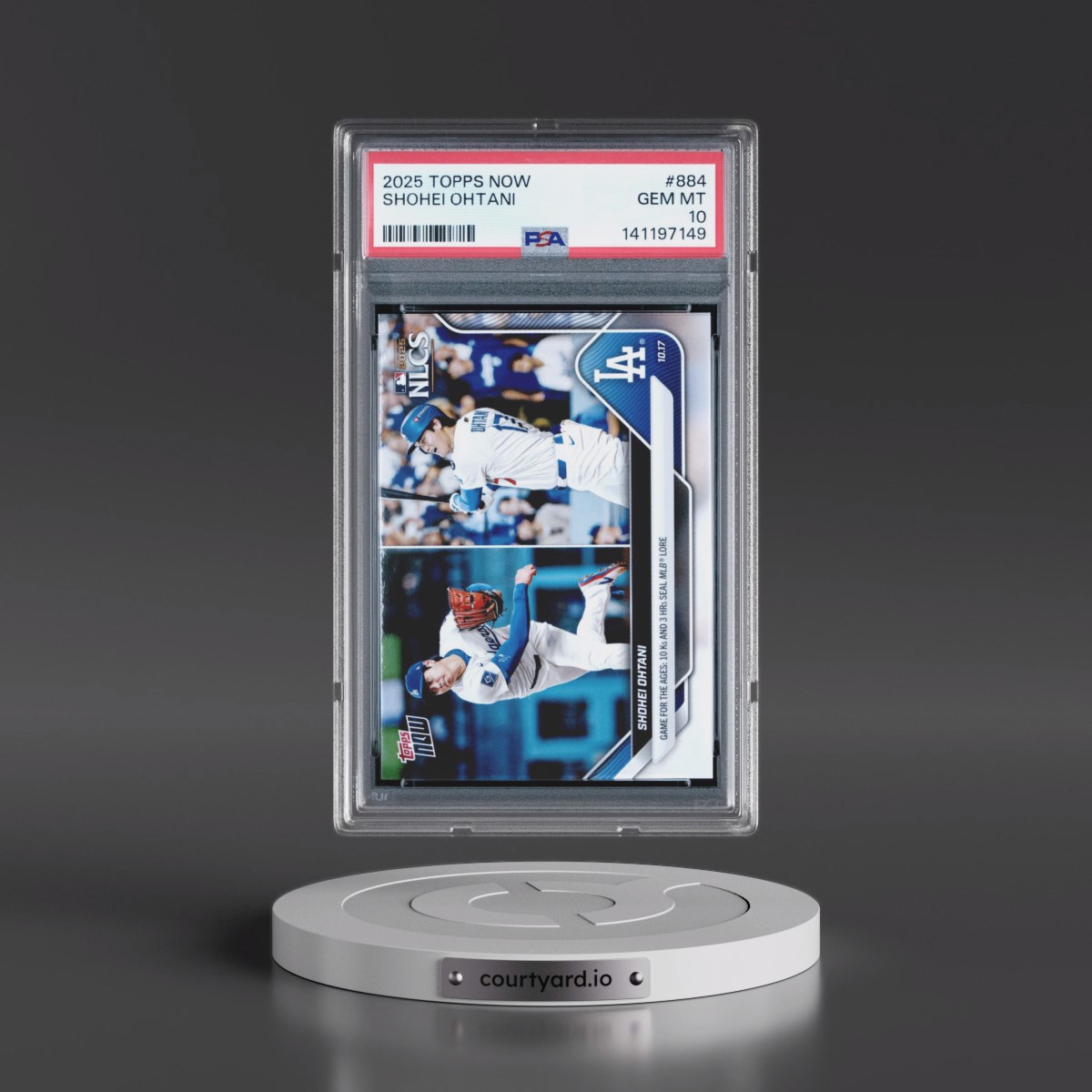 2025 Topps Now #884 Shohei Ohtani (PSA 10 GEM MINT)