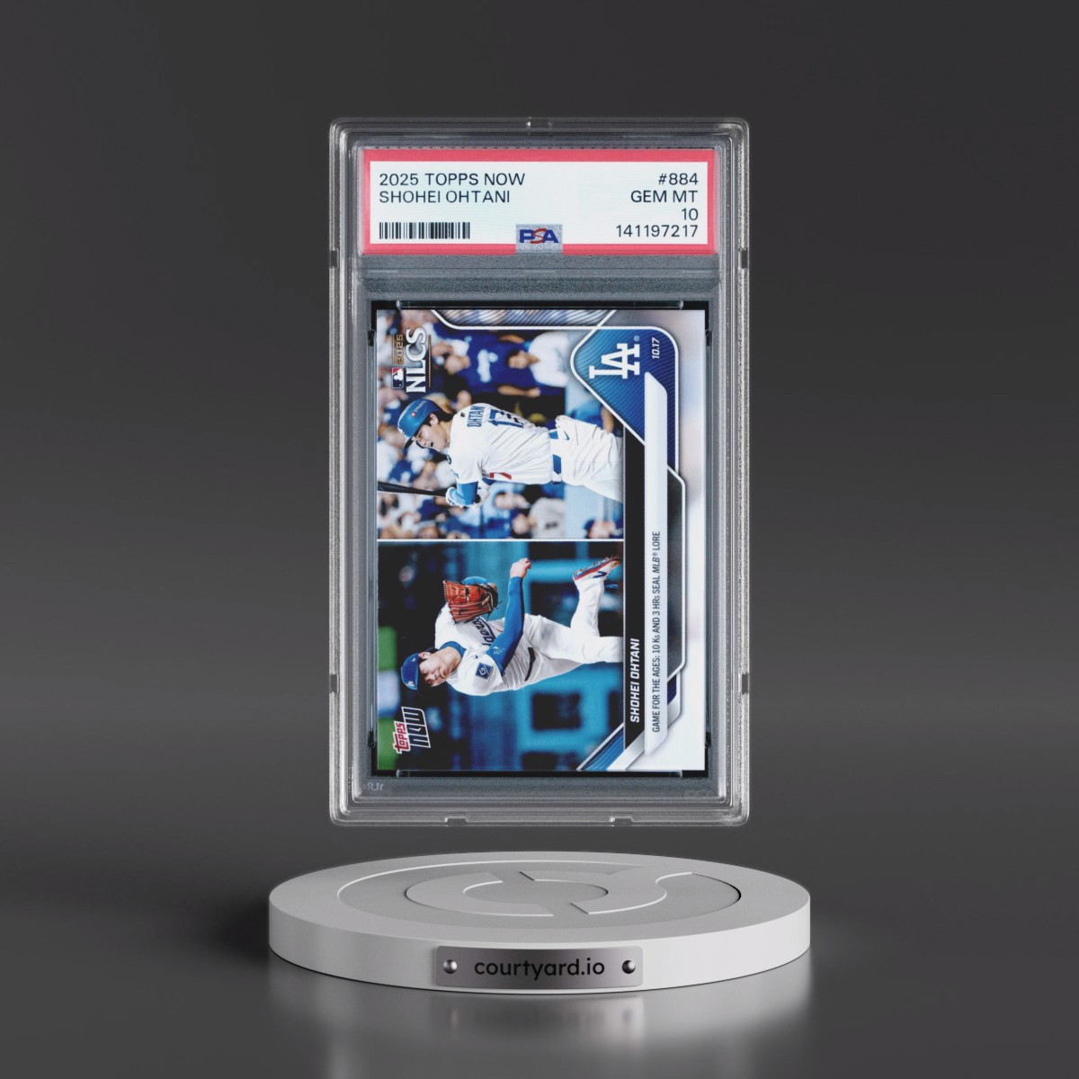 2025 Topps Now #884 Shohei Ohtani (PSA 10 GEM MINT)