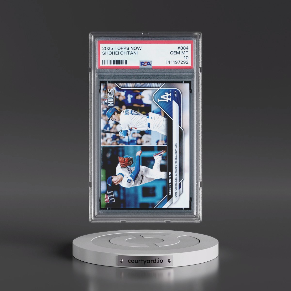 2025 Topps Now #884 Shohei Ohtani (PSA 10 GEM MINT)