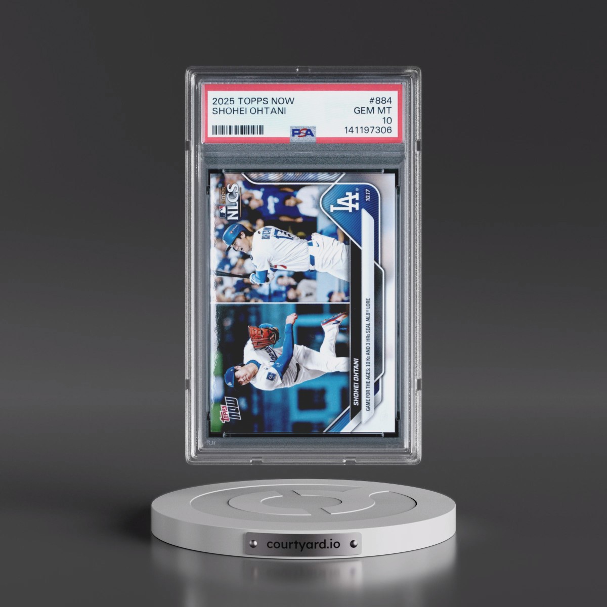2025 Topps Now #884 Shohei Ohtani (PSA 10 GEM MINT)