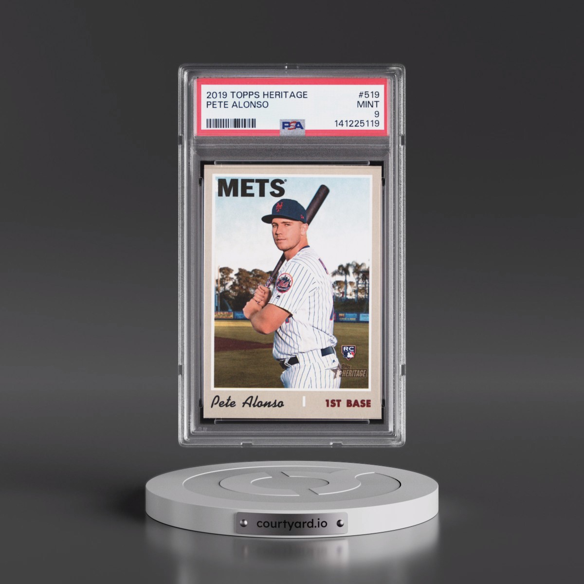 2019 Topps Heritage #519 Pete Alonso (PSA 9 MINT)