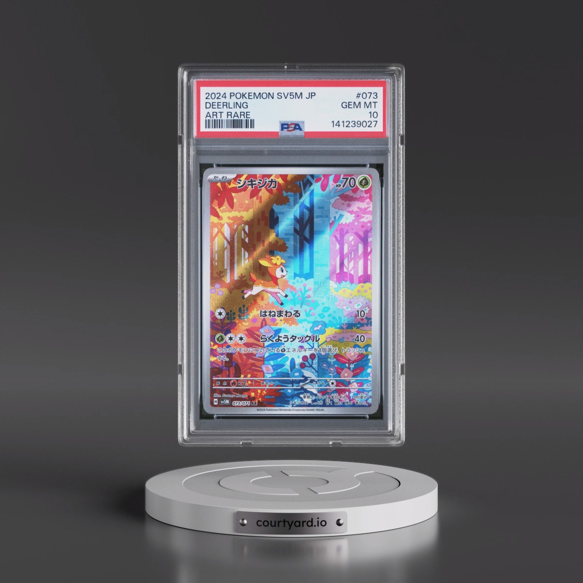 2024 Pokémon Sv5m-Cyber Judge #073 Deerling - Art Rare (PSA 10 GEM MINT)