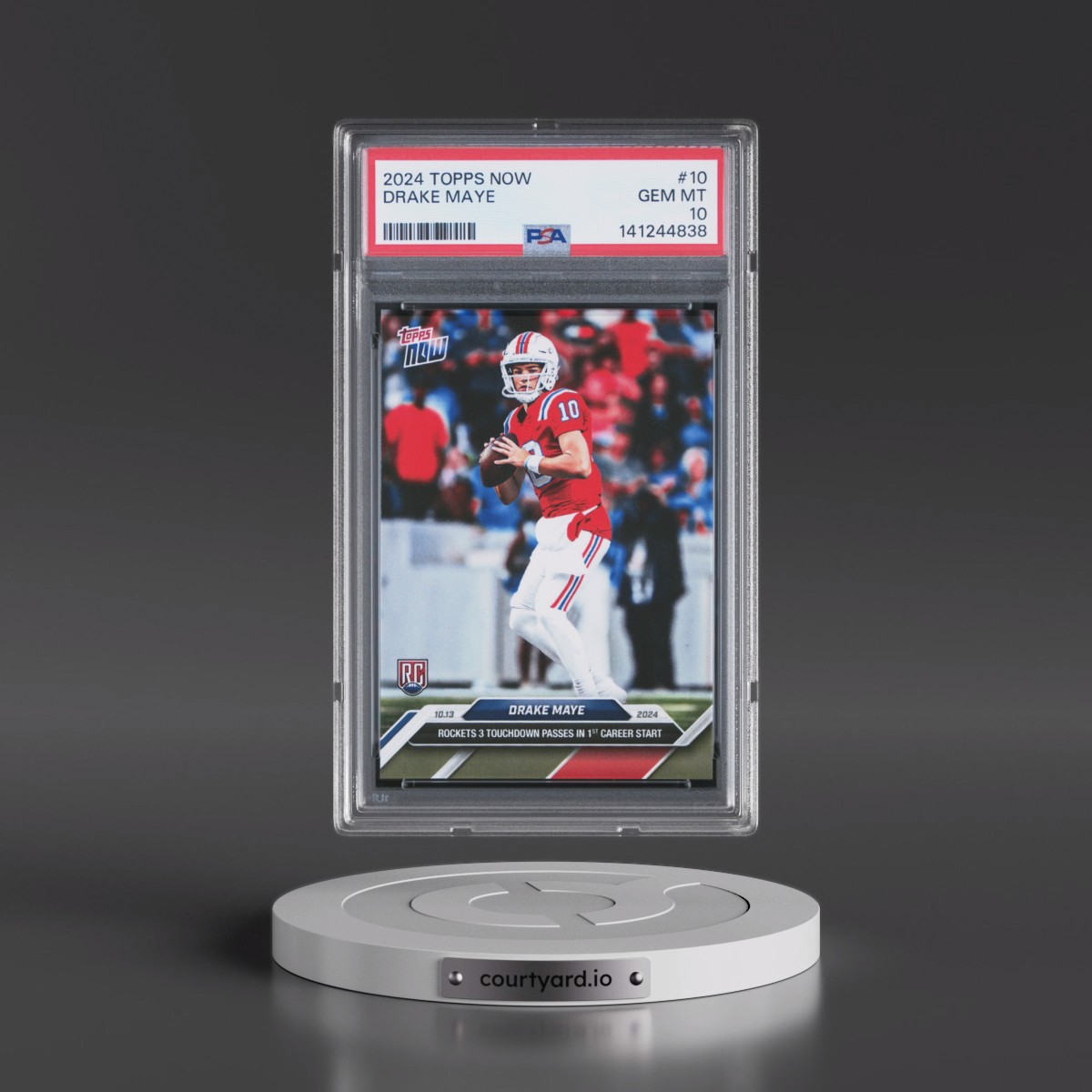 2024 Topps Now #10 Drake Maye (PSA 10 GEM MINT)