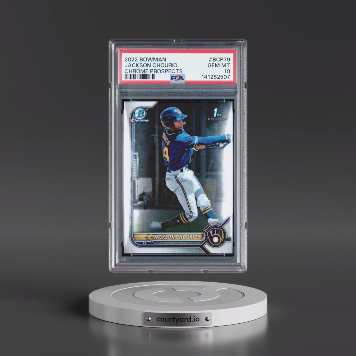 2022 Bowman Chrome Prospects #BCP79 Jackson Chourio (PSA 10 GEM MINT)