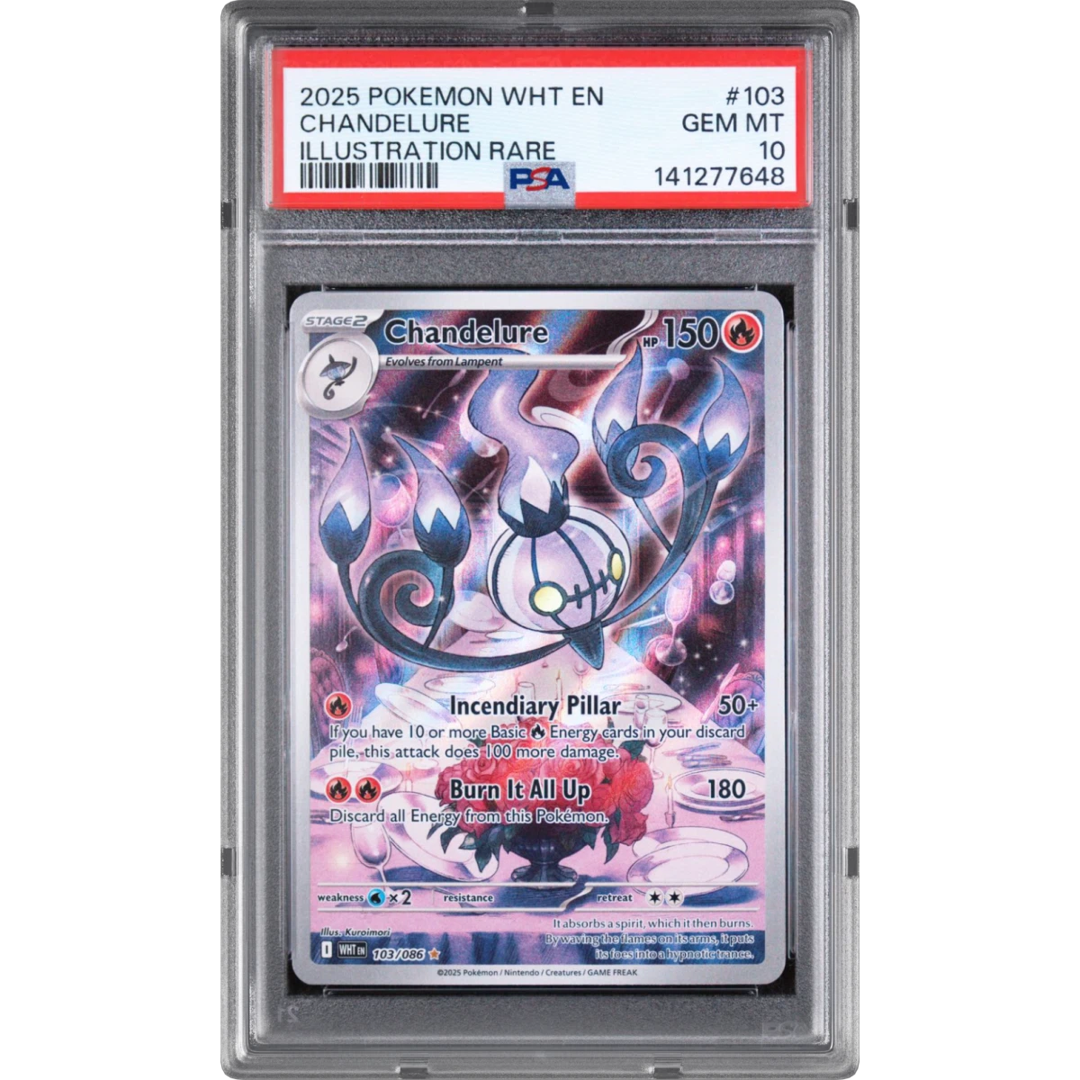 Chandelure card artwork