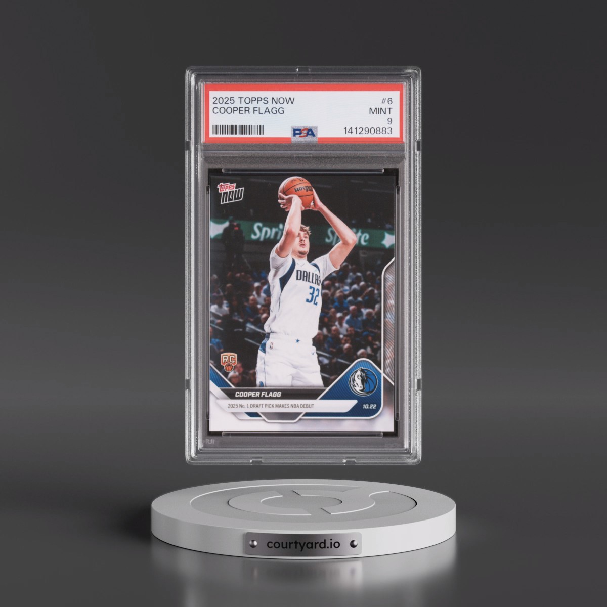 2025 Topps Now #6 Cooper Flagg (PSA 9 MINT)