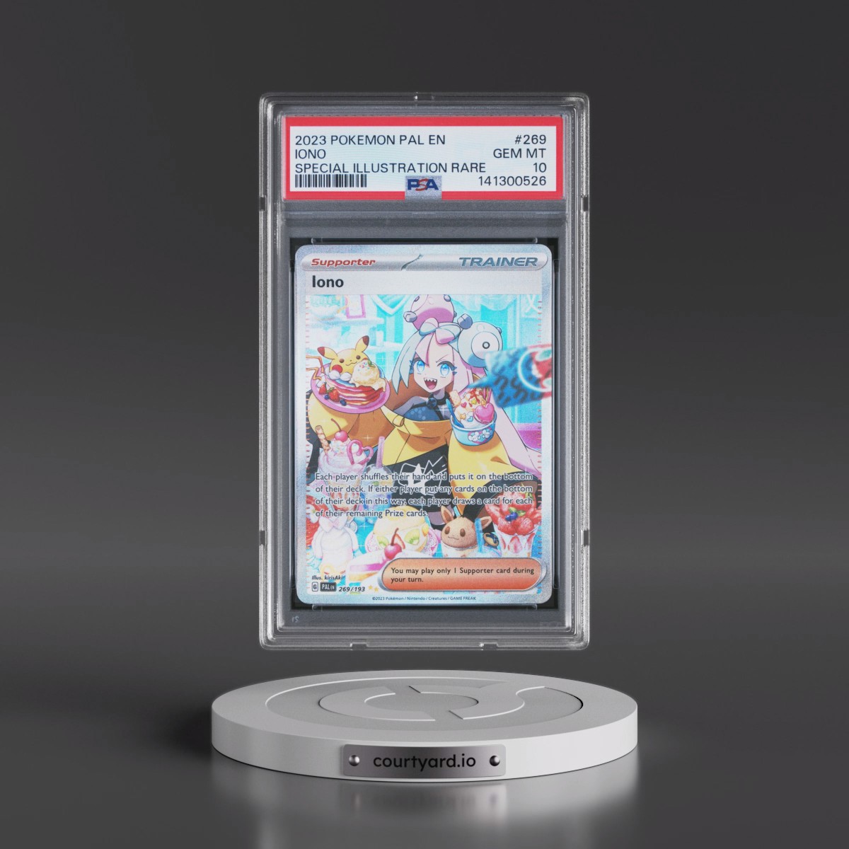 2023 Pokémon Pal EN-Paldea Evolved #269 Iono - Special Illustration Rare (PSA 10 GEM MINT)