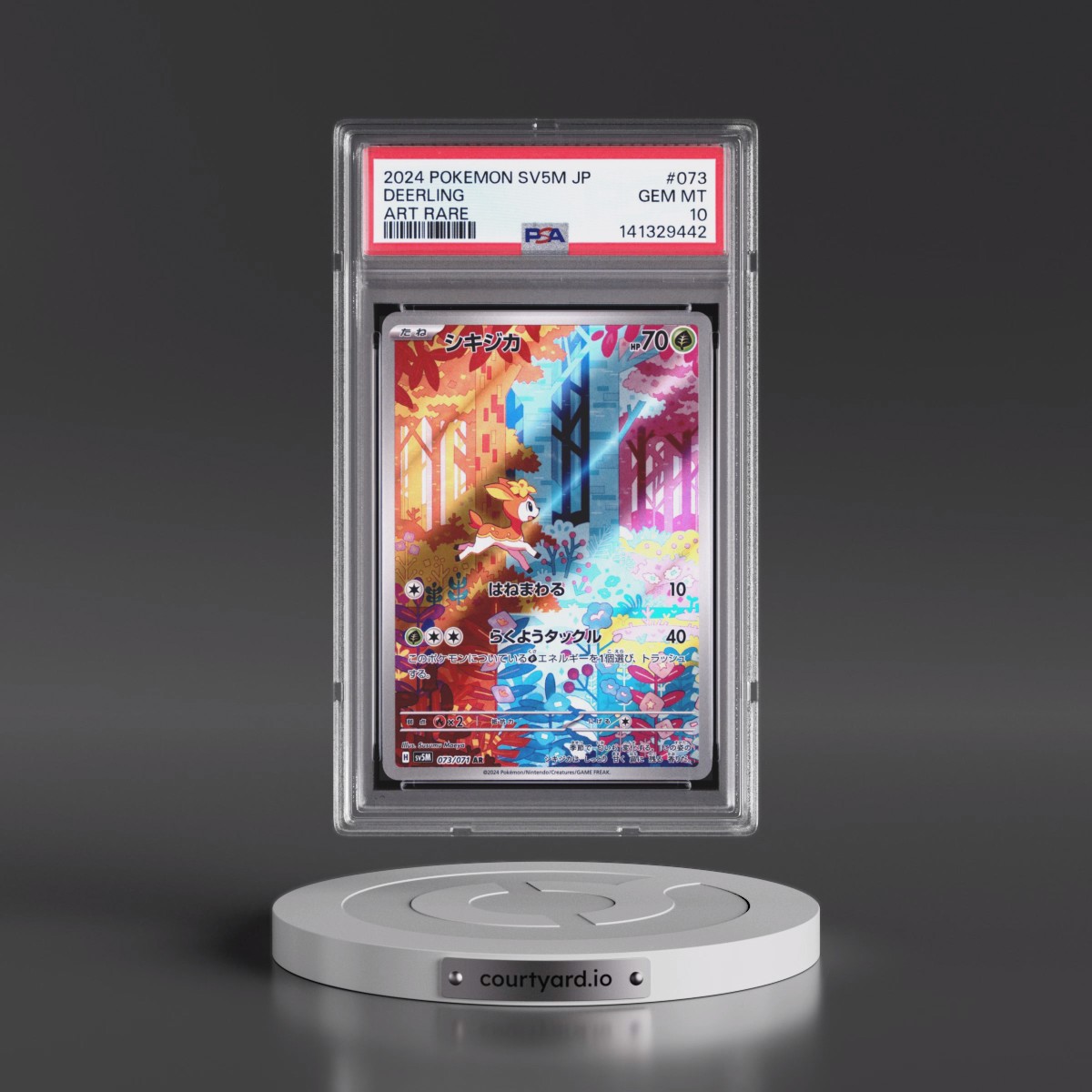 2024 Pokémon Sv5m-Cyber Judge #073 Deerling - Art Rare (PSA 10 GEM MINT)