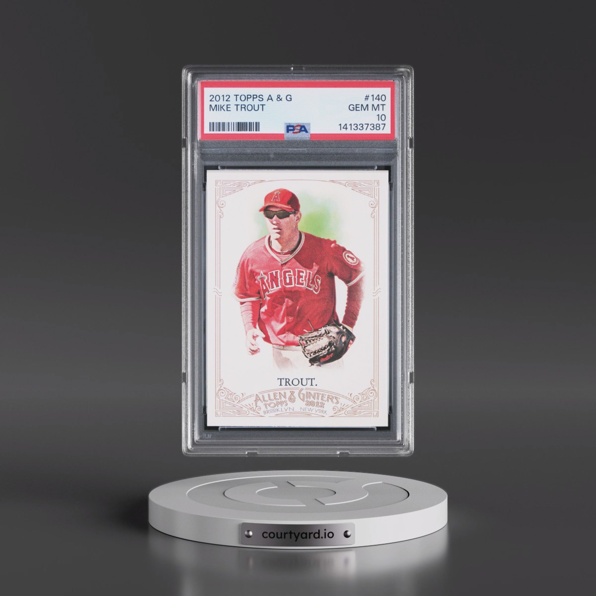 2012 Topps Allen & Ginter Mike Trout #140 PSA 10