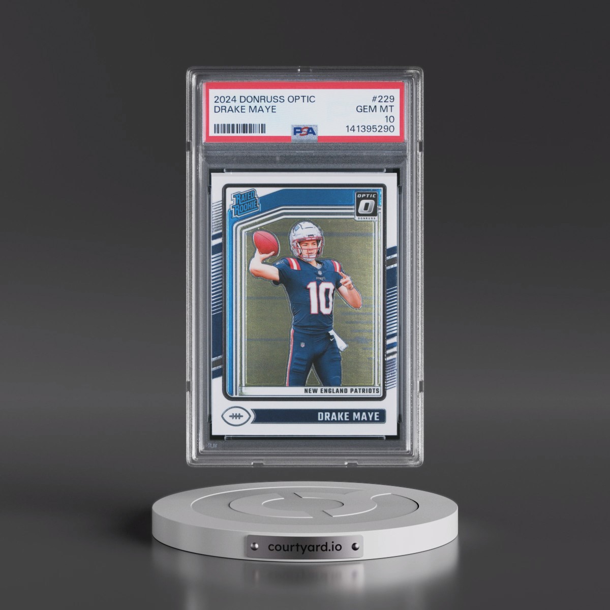 2024 Panini Donruss Optic #229 Drake Maye (PSA 10 GEM MINT)