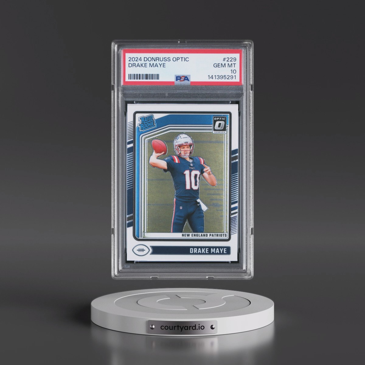 2024 Panini Donruss Optic #229 Drake Maye (PSA 10 GEM MINT)