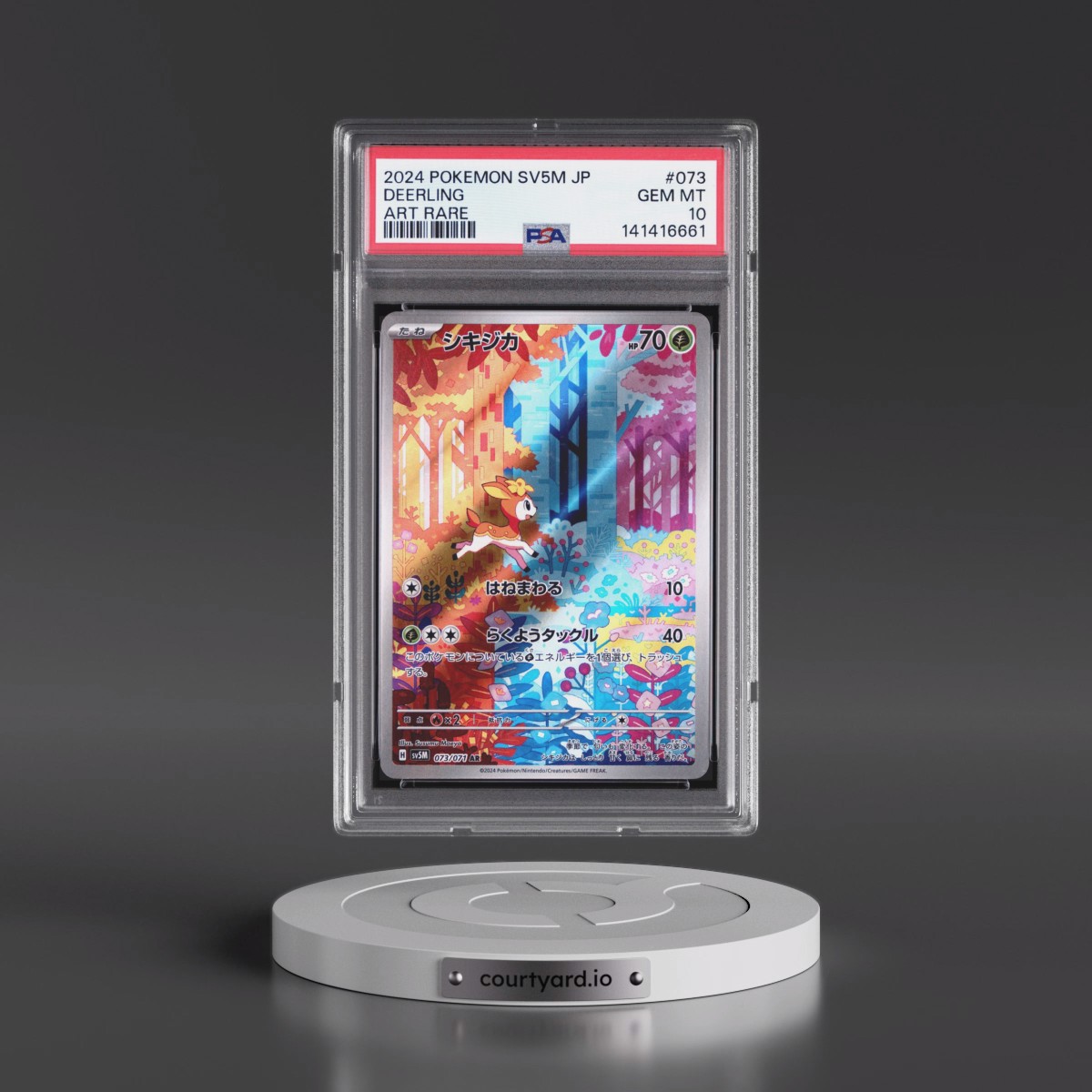 2024 Pokémon Sv5m-Cyber Judge #073 Deerling - Art Rare (PSA 10 GEM MINT)