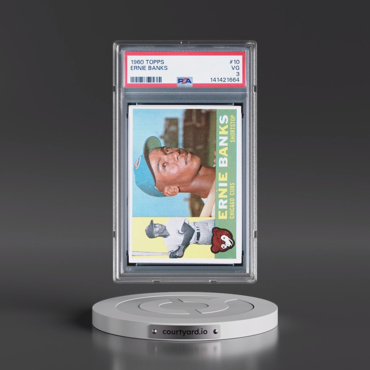 1960 Topps #10 Ernie Banks (PSA 3 VG)