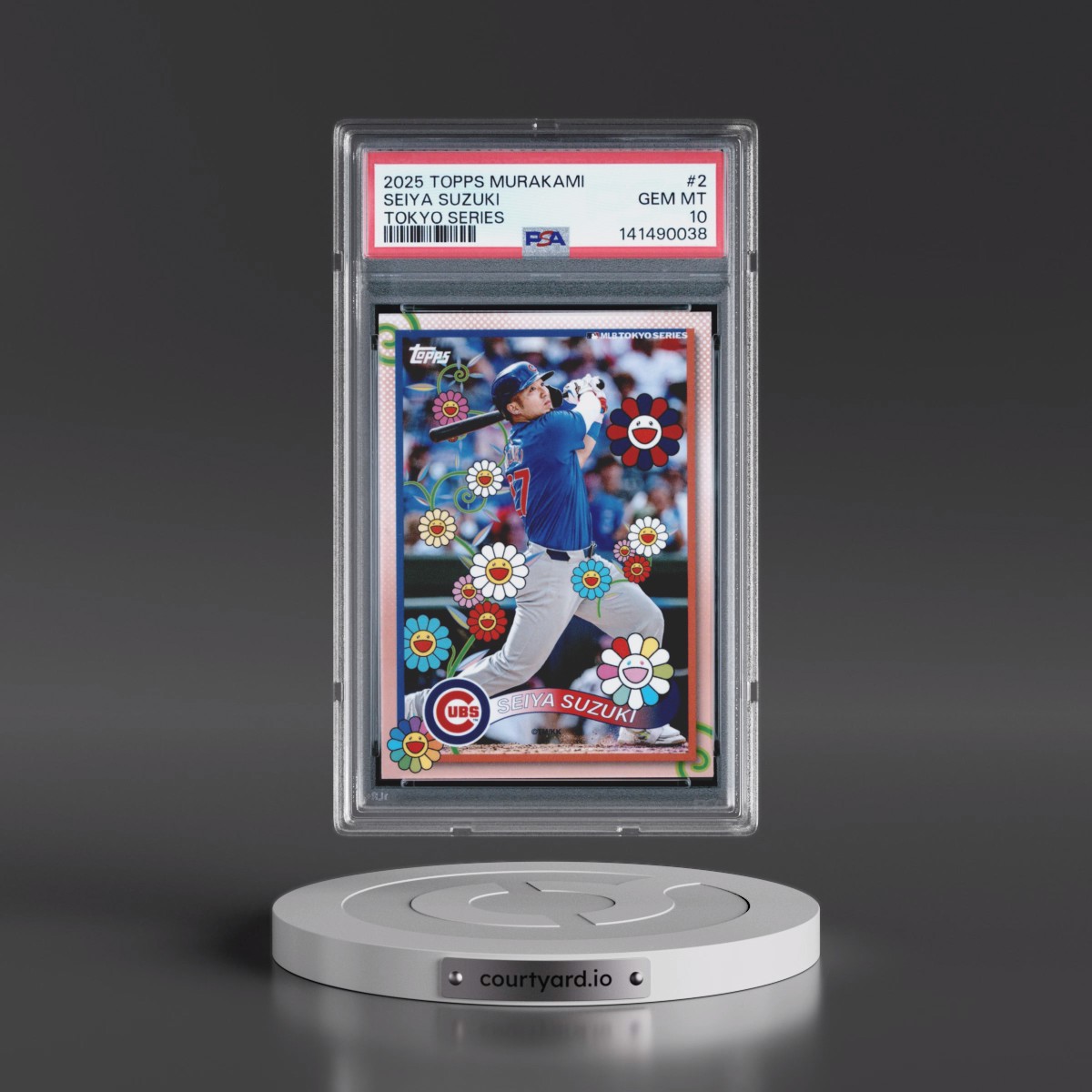 2025 Topps Takashi Murakami + MLB World Tour Tokyo Series #2 Seiya Suzuki (PSA 10 GEM MINT)