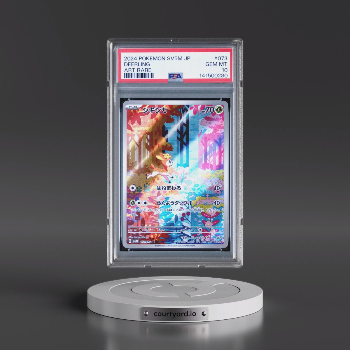 2024 Pokémon Sv5m-Cyber Judge #073 Deerling - Art Rare (PSA 10 GEM MINT)