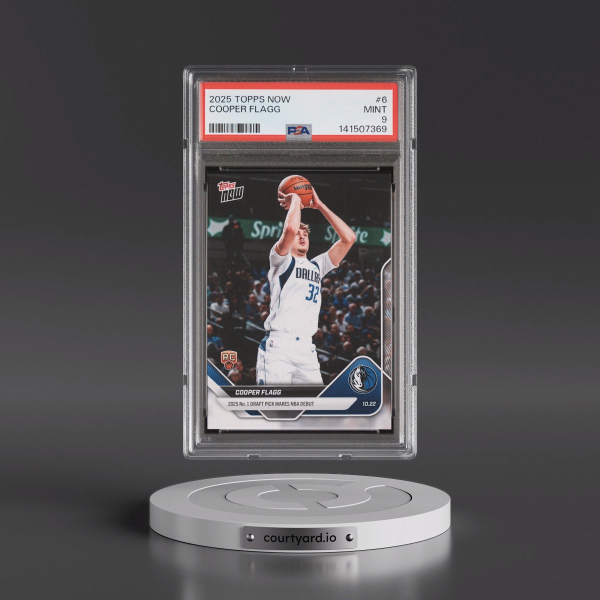 2025 Topps Now #6 Cooper Flagg (PSA 9 MINT)