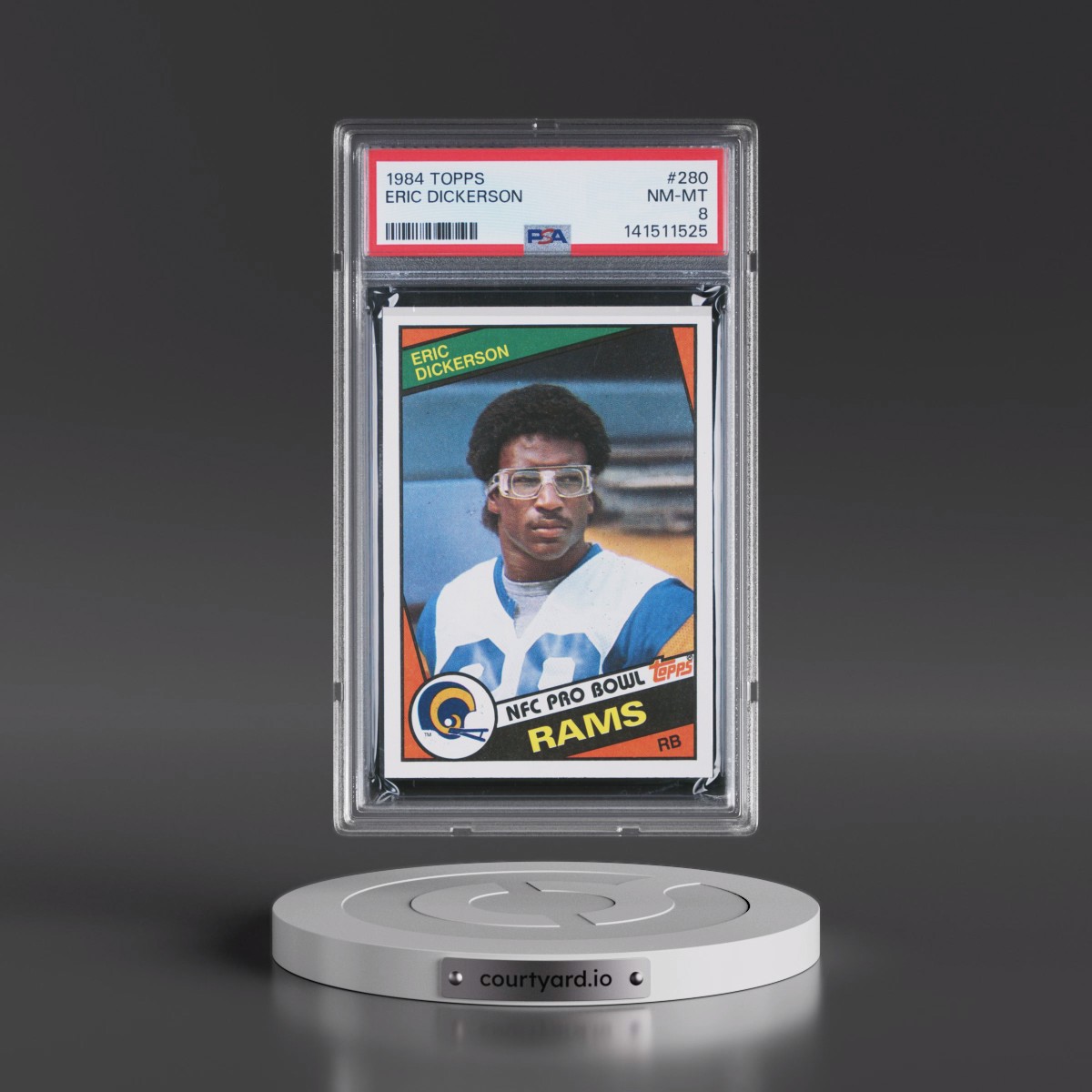 1984 Topps #280 Eric Dickerson (PSA 8 NM-MT)