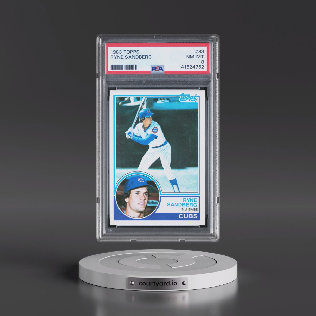 1983 Topps #83 Ryne Sandberg (PSA 8 NM-MT)