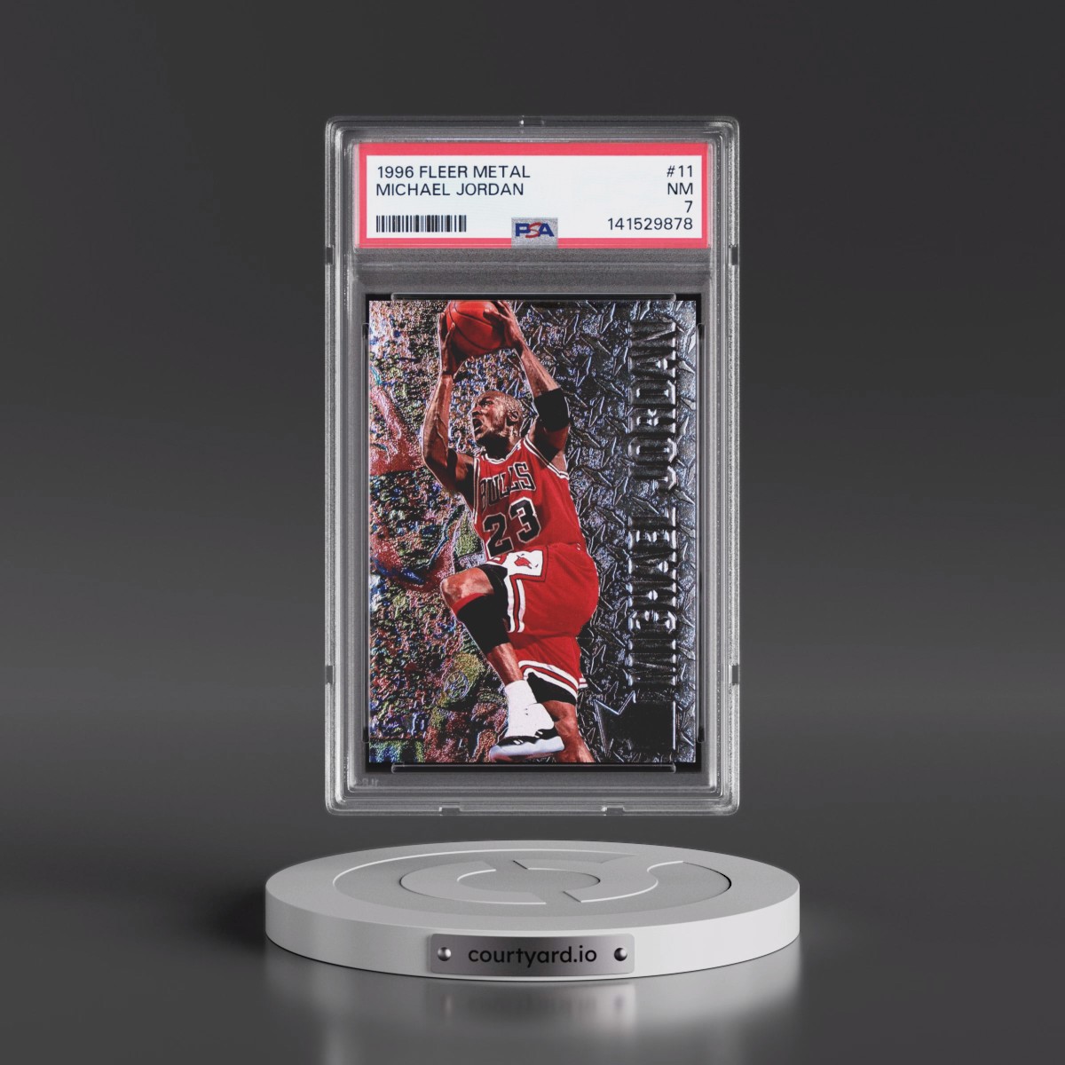 1996 Metal #11 Michael Jordan (PSA 7 NM)